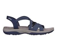 Skechers »REGGAE SLIM TURN IT UP« Sandale mit elastischen Riemchen, navy