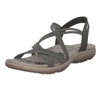 Skechers »REGGAE SLIM TURN IT UP« Sandale mit elastischen Riemchen, olivgrün