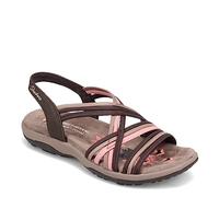 Skechers Reggae Slim Simply Stretch Damen-Schuhe, Schokolade Multi, 36 EU