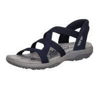 Skechers Damen Reggae Slim-Stretch Flex Hands Free Slip-Ins Sandalen, Marineblau, 39 EU