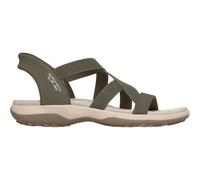 Skechers Reggae Slim - Stretch Flex Damen Sandalen, grün, Größe 40 40