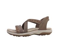 Skechers Reggae Slim Summer Sparkle Damenschuhe Schuhe Sandalen Mocha EU 41