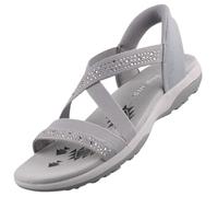 Skechers Sandalen Reggae Slim Summer Sparkle Damen Grau Größe 41