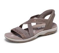 Skechers Reggae Slim Summer Sparkle Damen Sandalen Mocha EU 37