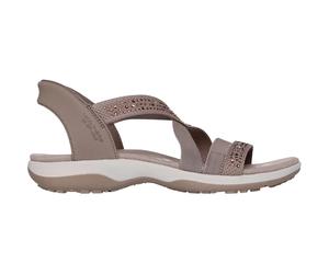 Skechers Reggae Slim - Summer Sparkle Damen Slipper, braun, Größe 39 39