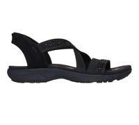 Skechers Damen Reggae Slim-Summer Sparkle Sandalen, Schwarz/Schwarz, 39 EU