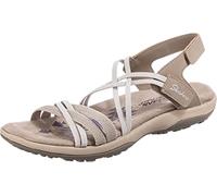 Skechers Damen Reggae Slim Takes Two Sandals, beige, 42 EU