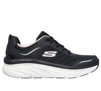 Skechers Relaxed Fit: D'Lux Walker - Infinite Motion Sneaker in Schwarz/Rosa, Größe 35