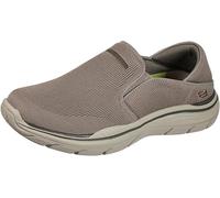 Skechers Relaxed Fit Expected 2.0 - DEMAR Schlupfschuh mit luftgekühltem Memory-Schaum und GOGA Mattenbogen, taupe, 45 EU