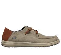 Skechers Relaxed Fit: Melson - Planon Sneaker in Nature Brown/Gray, Größe 40