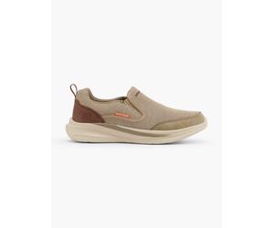 Skechers Relaxed Fit Slade Lucan Slip On Sneaker Khaki, Herren, Größe: 47 1/2, Material: Mesh/Synthetik