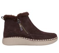 Skechers Relaxed Fit: Wilshire Blvd - Fresh Zip Shoes in Dark Braun, Größe 39