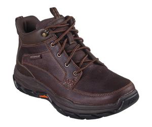 Skechers Respected Boswell Synthetische Herren Wanderstiefel in Rot/Braun EU 40,5 / UK 7
