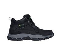 Skechers Herren Respected Landin Stiefelette, Black Leather/Trim, 41 EU