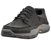 Skechers Respected-Loleto Moc Toe Bungee Lace Slip On für Herren, Dunkelgrau, 41 EU