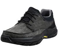 Skechers Herrenschuhe Respected-Loleto – Moc Toe Bungee Lace Slip On – Schwarz/Schwarz, 41 EU