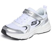 Skechers Kinderschuhe Trainings- & Hallenschuhe Weiß Weiß - Gr. - 33