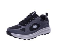 Sneaker SKECHERS "RIDGESTAR", Herren, Gr. 47,5, grau, schwarz, Lederimitat, Schuhe Sneaker, Komfortschuh, Trekkingschuh mit Water Repellant Funktion (35258010-47,5) grau, schwarz