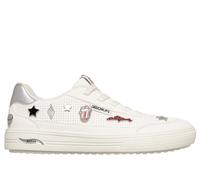 Skechers Rolling Stones: Arch Fit Arcade - Rolling Studz Shoes in Weiss, Größe 37.5