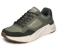 Skechers Rovino Lite Herren - Cool Two the Core Schnürschuh, Oliv/Blatt für mich (Leaf It to Me), 12