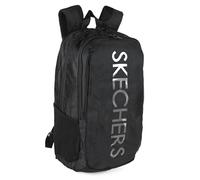 Skechers - Rucksack Sport und Rucksack Fitnessstudio unisex, multi Fächer, leicht und spritzwassergeschützt für Training, Reise und täglichen Gebrauch, Schwarz
