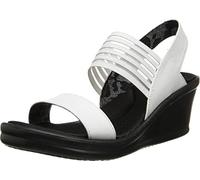 Skechers Damen 38472 Slingback Sandalen, Weiß (White), 39 EU