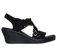 Skechers Damen Rumble on-Sassier DayZ Keilsandalen, Schwarz/Schwarz, 38 EU