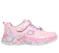 Skechers S-Lights: Butterfly Bliss Shoes in Light Rosa, Größe 28