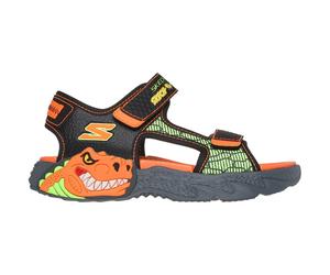 Skechers S-Lights: Creature-Splash Kinder Sandalen, schwarz, Größe 34 34