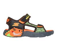 Skechers Creature-Splash Kinder Sandalen orange/grün - 35