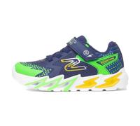 Skechers S-Lights: Flex-Glow Bolt 400138L-NVMT, Boy Sneakers,Sports Shoes, Navy, 33 EU