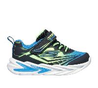 Skechers S-Lights: Flex-Glow Ultra Sneaker in Schwarz/Grün, Größe 21