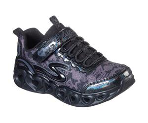 Skechers S Lights: Heart Lights Kinder Freizeitschuhe, schwarz, Größe 29 29