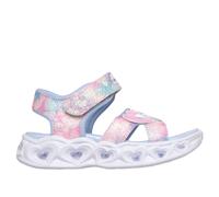 Skechers S-Lights: Heart Lights Sandal - Heart Beam in Silber, Größe 21
