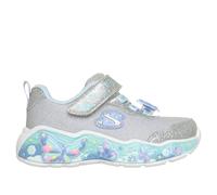 Skechers S-Lights: Lil Butterfly Bliss Shoes in Silber, Größe 21