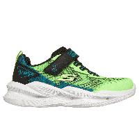 Skechers S-Lights: Meteor-Lights 2.0 Shoes in Grün/Schwarz, Größe 23