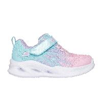 Skechers S-Lights: Sola Glow - Color Breeze Sneaker in Blau-Mehrfarbig, Größe 25