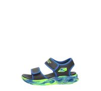 Skechers Sandalen S-Lights Sola Glow Sandal Fusion Brights 407032L-BKBL Schwarz/Blau Größe 32