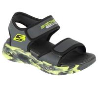 Skechers S-Lights: Sola Glow Sandal - Fusion Brights 407032L-CCBK, Boy sandals, Grey, 29 EU