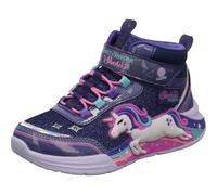 Skechers S Lights Unicorn Chaser Jumping Magic Mädchen Sneaker high Textil/Synthetik schwarz