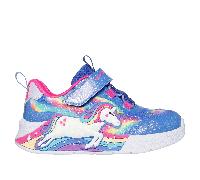 Skechers S-Lights: Unicorn Chaser Shoes in Blau, Größe 25