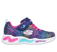 Skechers S Lights: Wavy Beams Kinder Freizeitschuhe, blau, Größe 34 34