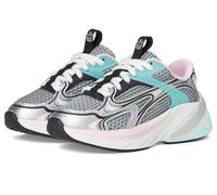 Skechers Mädchen S2K Sneaker in Silber, Größe 36, in der Maschine waschbar