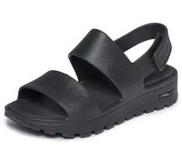 Skechers Sandalen Damen - 100% Vegan - Sandale mit Knöchelriemen | Anatomisch geformtes Arch Fit®-Fußbett - Langlebige Traktionslaufsohle - Maschinenwaschbar