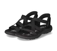 Skechers Sandalen STRETCH FLEX - Gr. 36 - Schwarz - Textil & Synthetik