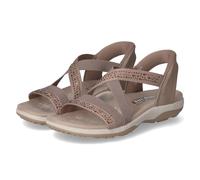 Skechers Damen-Sandalen Reggae Slim Summer Sparkle – Mocha EU 37