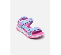 Sandale SKECHERS "TREAD SEEKER", Mädchen, Gr. 29, violett, Textil, Mesh, kontrastfarbene Details, Schuhe Sandale, Sommerschuh mit Klettverschluss, Größenschablone zum Download (13161251-29) violett