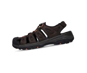 Skechers Sandalette Ferse geschlossen Tresmen-OUTSEEN für Herren, braun, Größe 45 EU