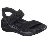 Skechers Damen On-The Go Walk Arch Fit 2.0 Hands Free Slip-ins Sandal-Sasha Fischersandale, Schwarz/Schwarz, 41 EU