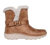 Winterstiefel SKECHERS "EASY GOING-DREAMERS MOVE", Damen, Gr. 41, braun (hellbraun), Lederimitat, casual, Schuhe, Schlupfstiefel, Snowboots, Winterschuh mit Slip-Ins Schafteinstieg (22735301-41) hellb